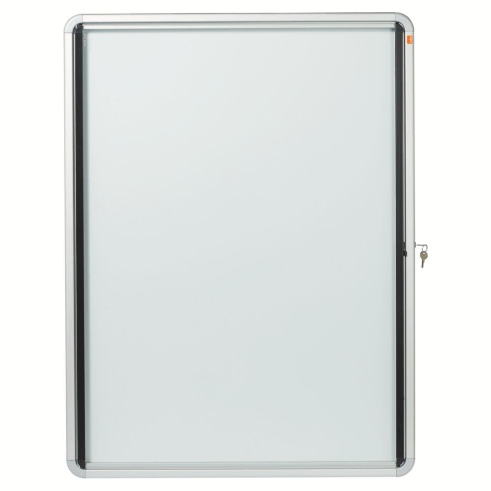 Vitrine d'extrieur porte-battante - fond magntique - 9 feuilles A4 -  dimensions L 75 x H100 x P4-5 cm