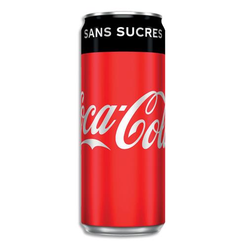Coca Cola Zero soda sans sucre 33 cl Achat pas cher
