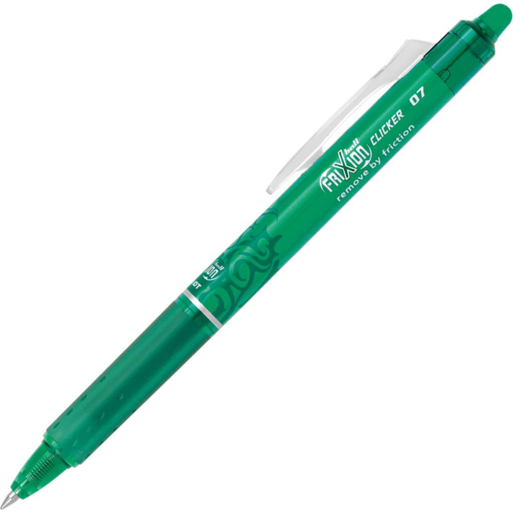 Roller Pilot Frixion Clicker - pointe moyenne rtractable - vert