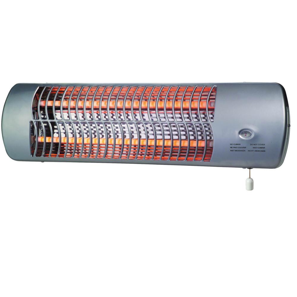 Chauffage r�glette Dx Drexon c�ramique mural 1200 W - IP24 - Gris m�tallis�