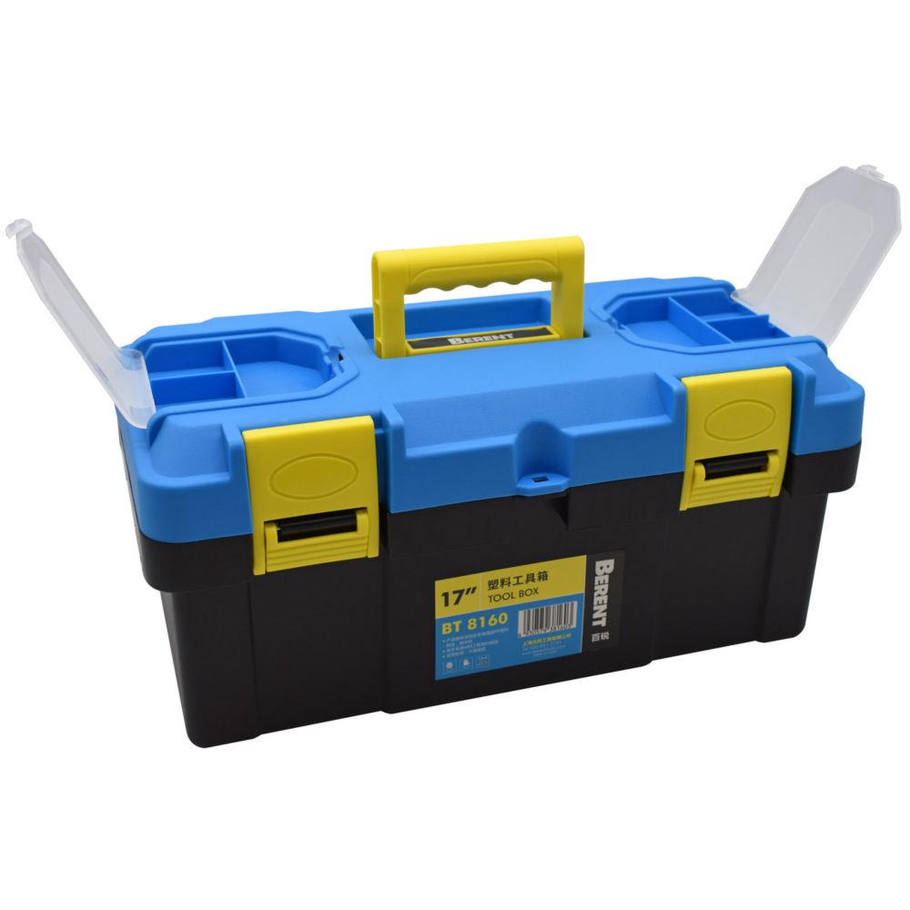 Caisse  outils vide Safetool - Jaune et bleu