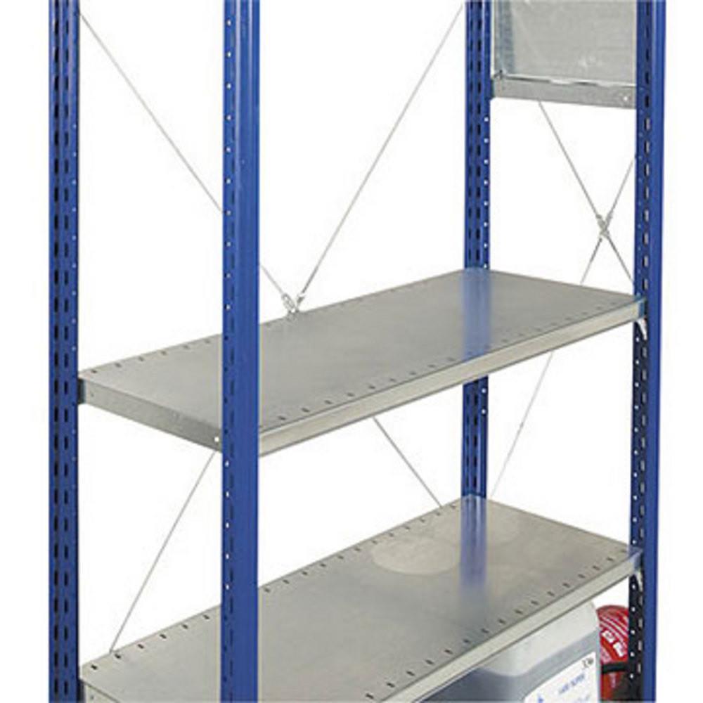 Rayonnage industriel T�l� 200 - galvanis� - P 40 cm - � tablettes pleines - �l�ment d�part