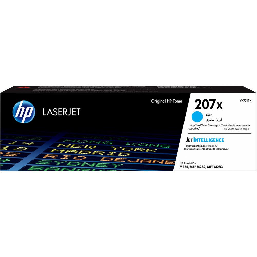 Cartouches de toner - Hp toner cyan laserjet 207x authentique grande capacit