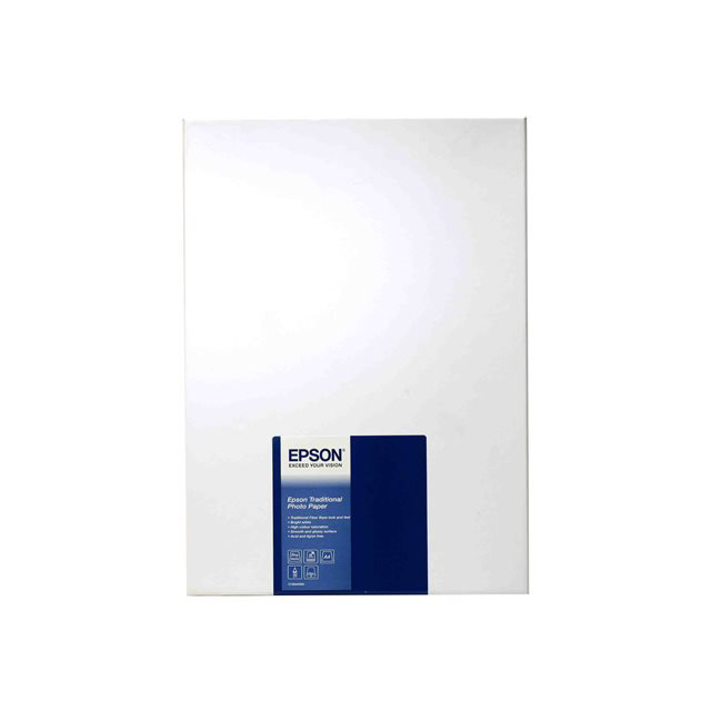 Epson pap photo traditionnel 330g 25f. a4 (21x29,7cm)