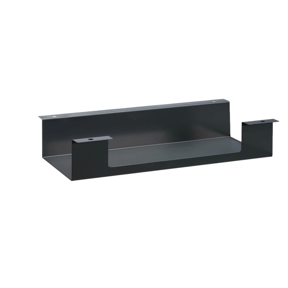 Goulotte organisateur de cbles L 60 cm  Noir
