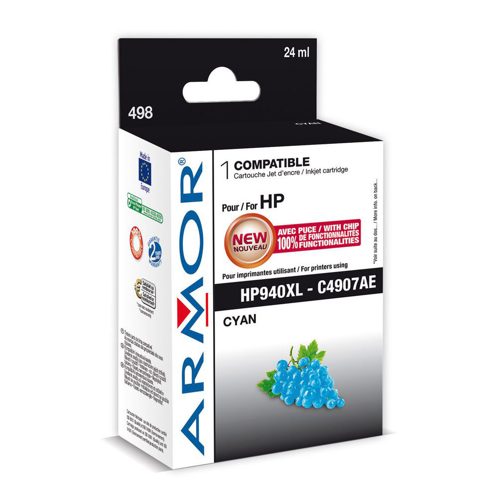 Cartouches pour imprimantes - Armor k20446 cartouche d'encre cyan