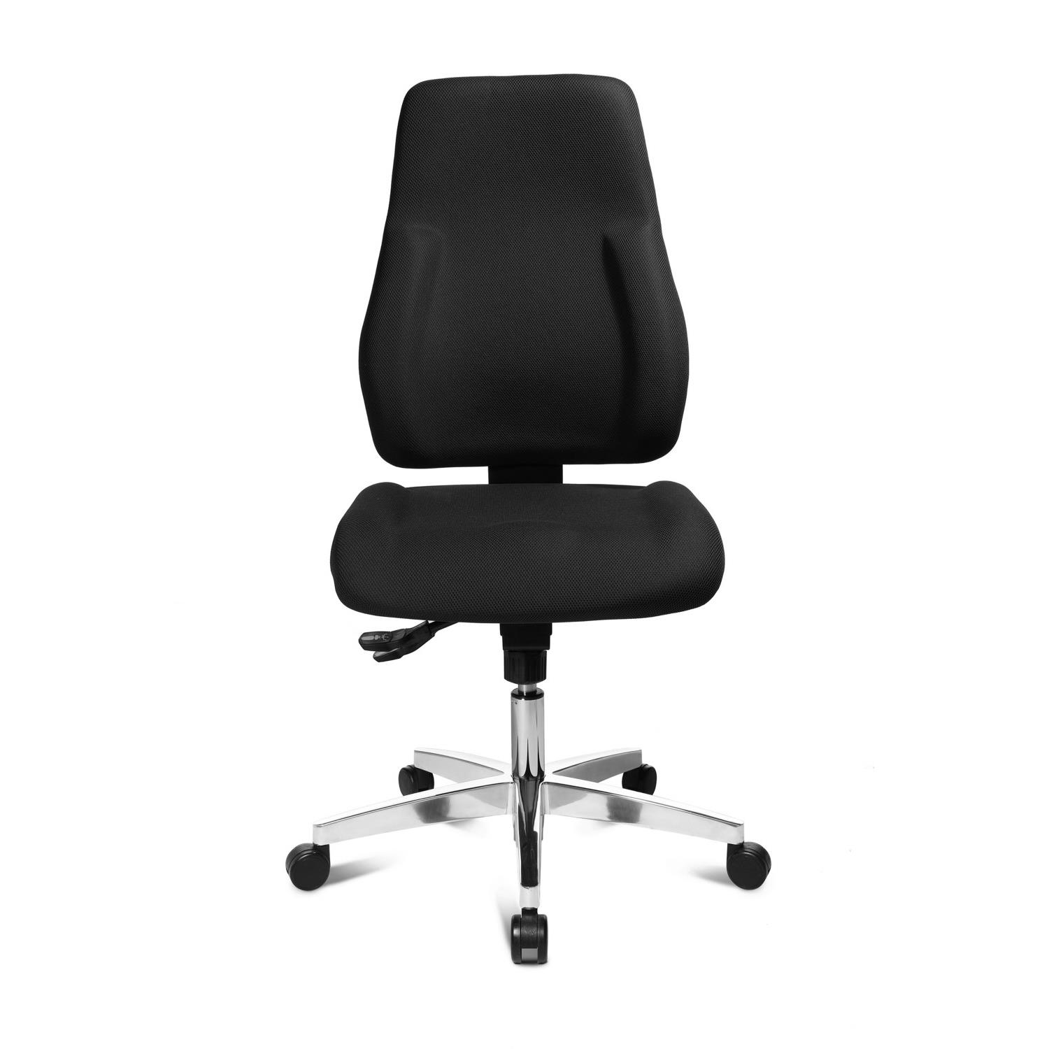 Sige de bureau Luna - tissu rembourr - noir