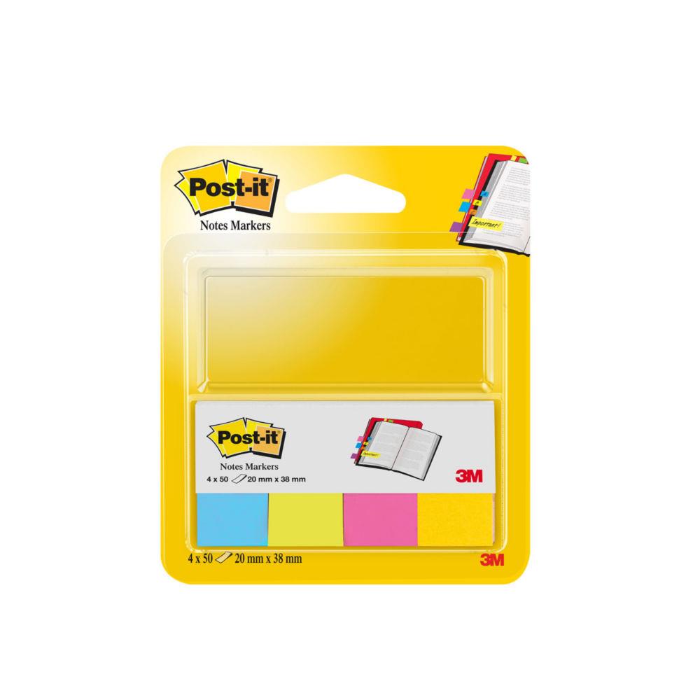 Etui de 4 mini bloc de 50 feuilles repositionnables ultra color