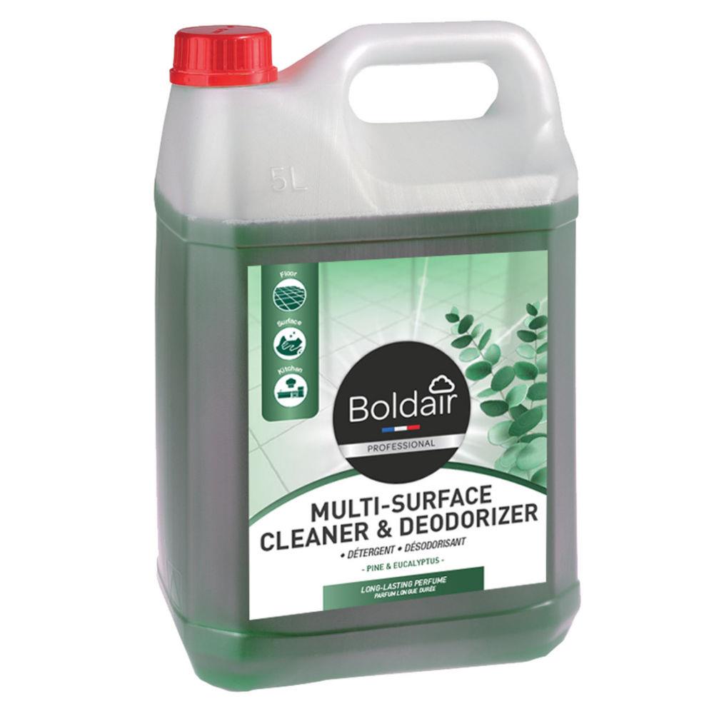 Nettoyant multi-usages dsodorisant Boldair - Parfum Eucalyptus - Bidon 5 L