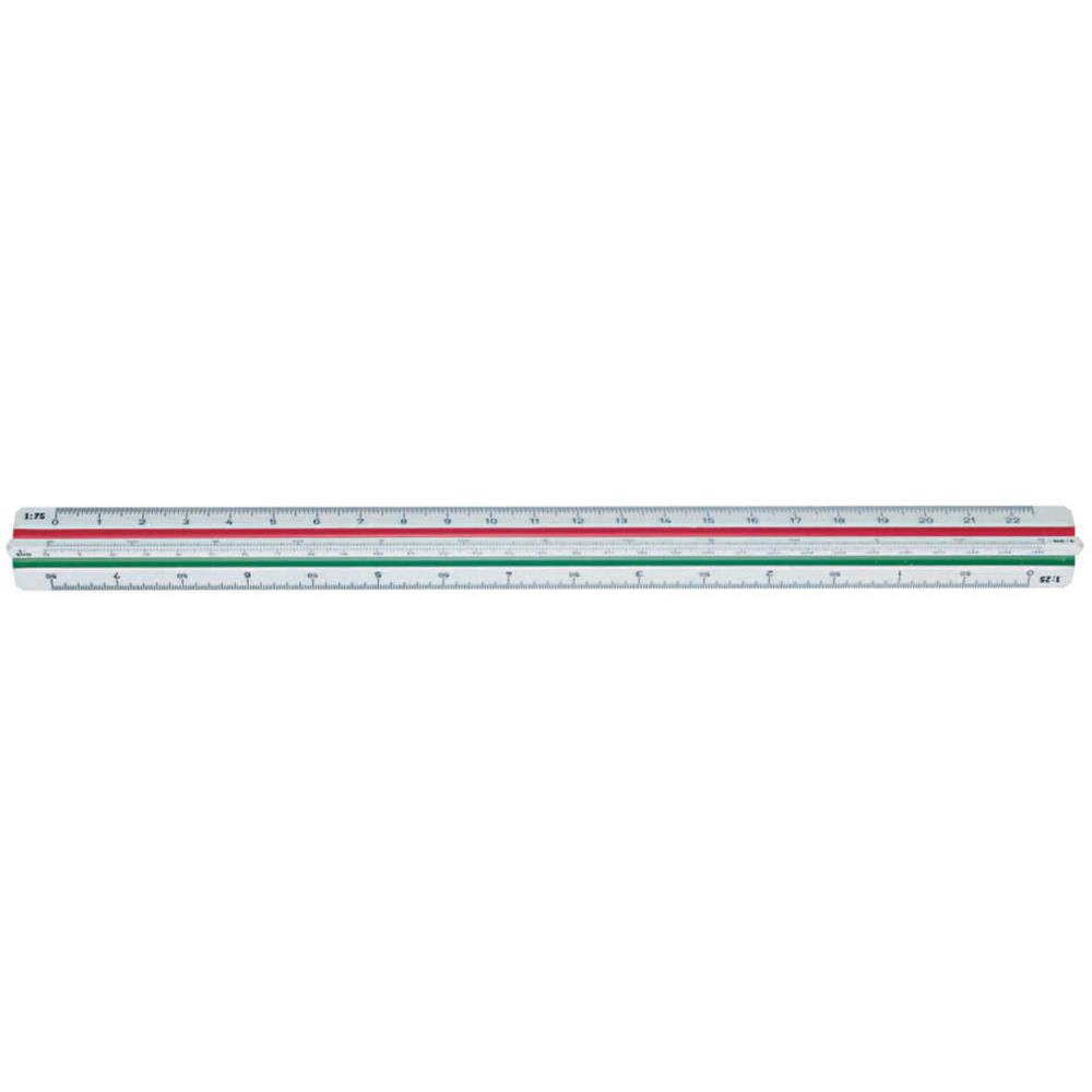 Rgle  chelle de rduction Mars 561 avec code couleur 30 cm