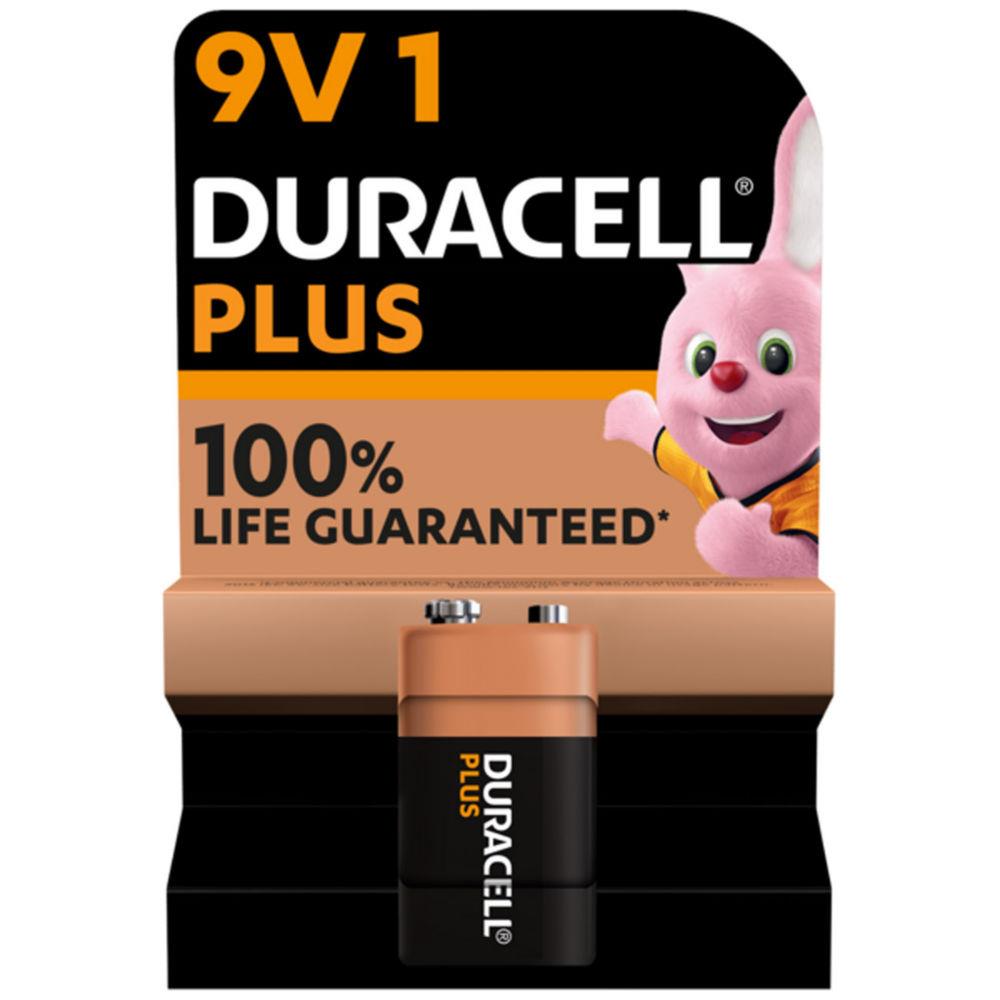 Duracell plus 100 batterie  usage unique 9v alcaline