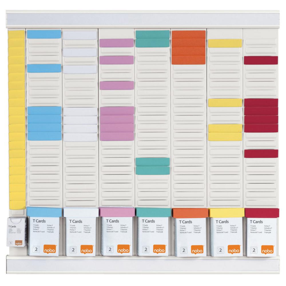Planning  fiches T2 Nobo - 8 colonnes - 48 x 48 cm
