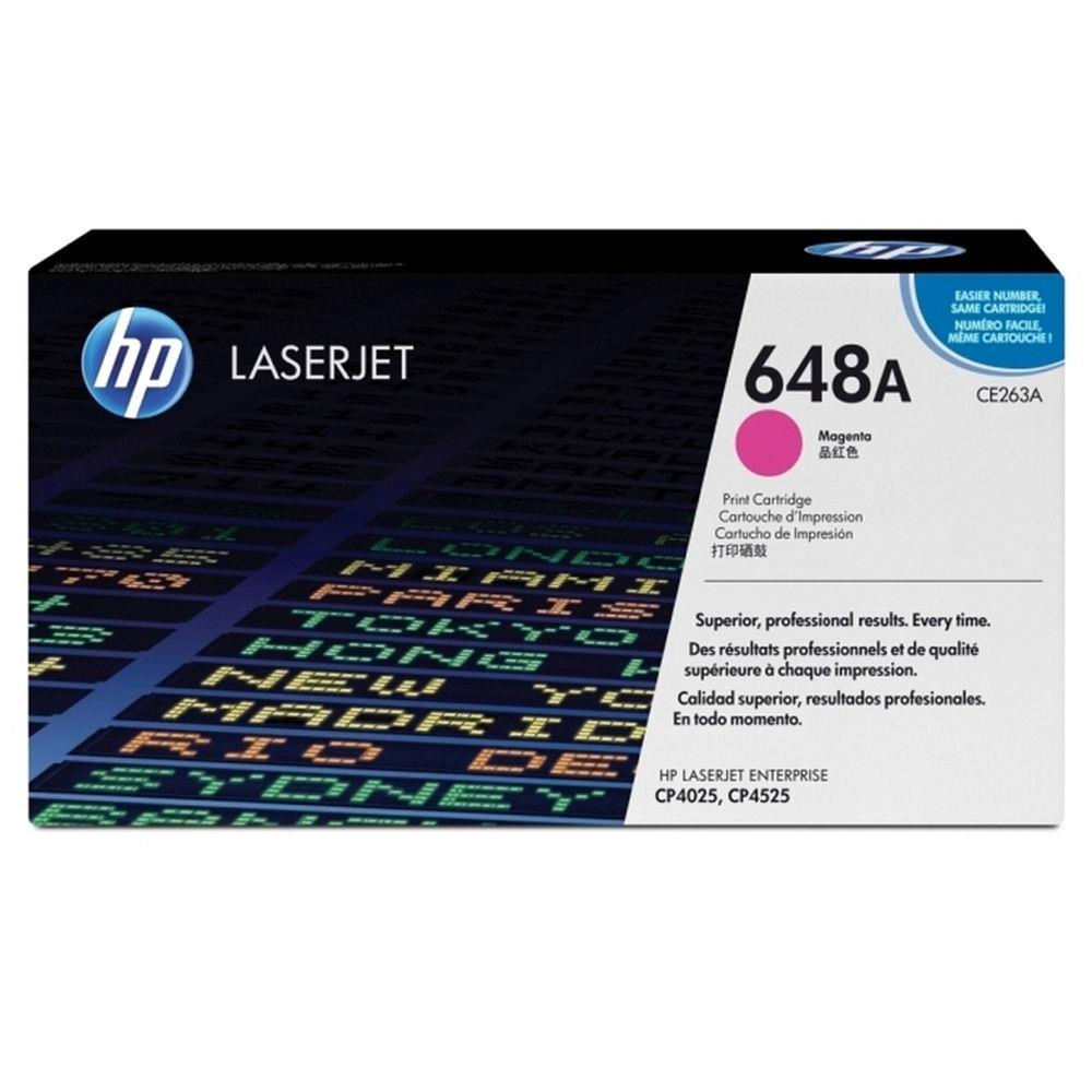 Cartouches de toner - Hp 648a toner laserjet magenta authentique