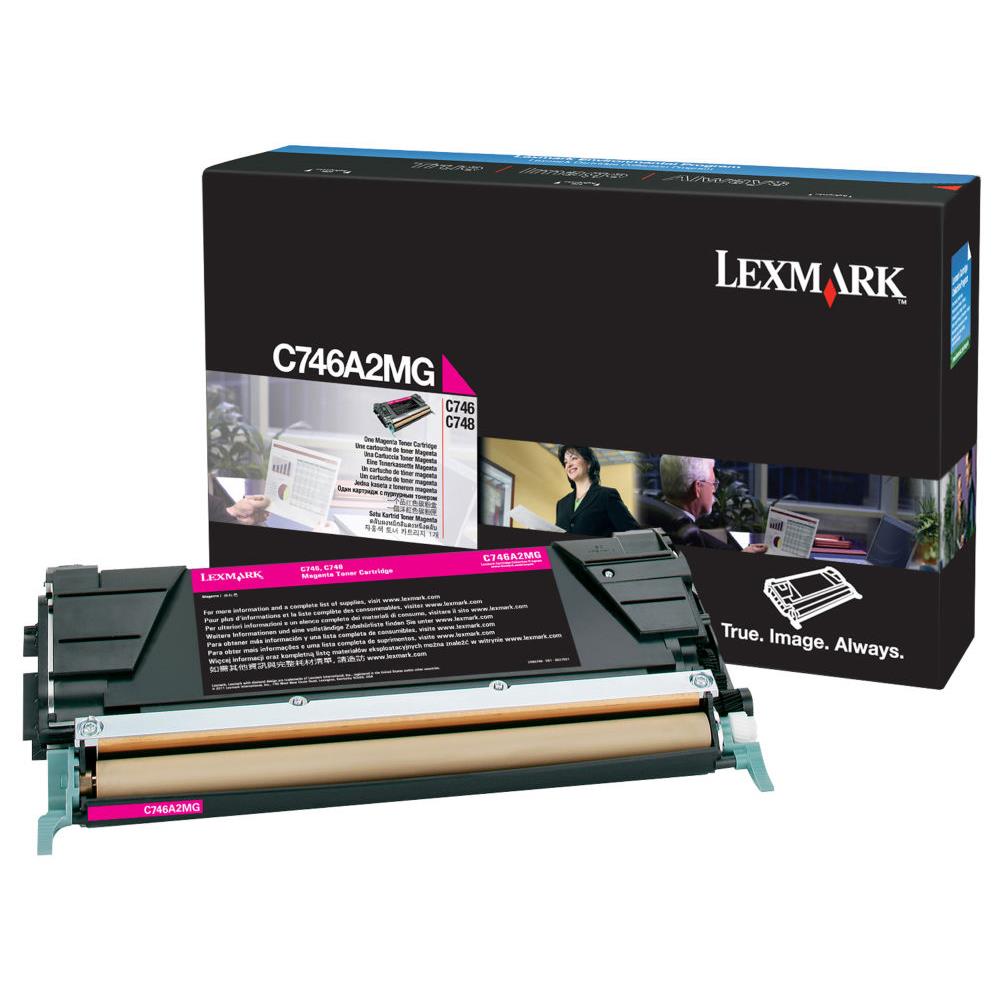 Cartouches de toner - Lexmark c746a1mg cartouche de toner 1 pice(s) original magenta