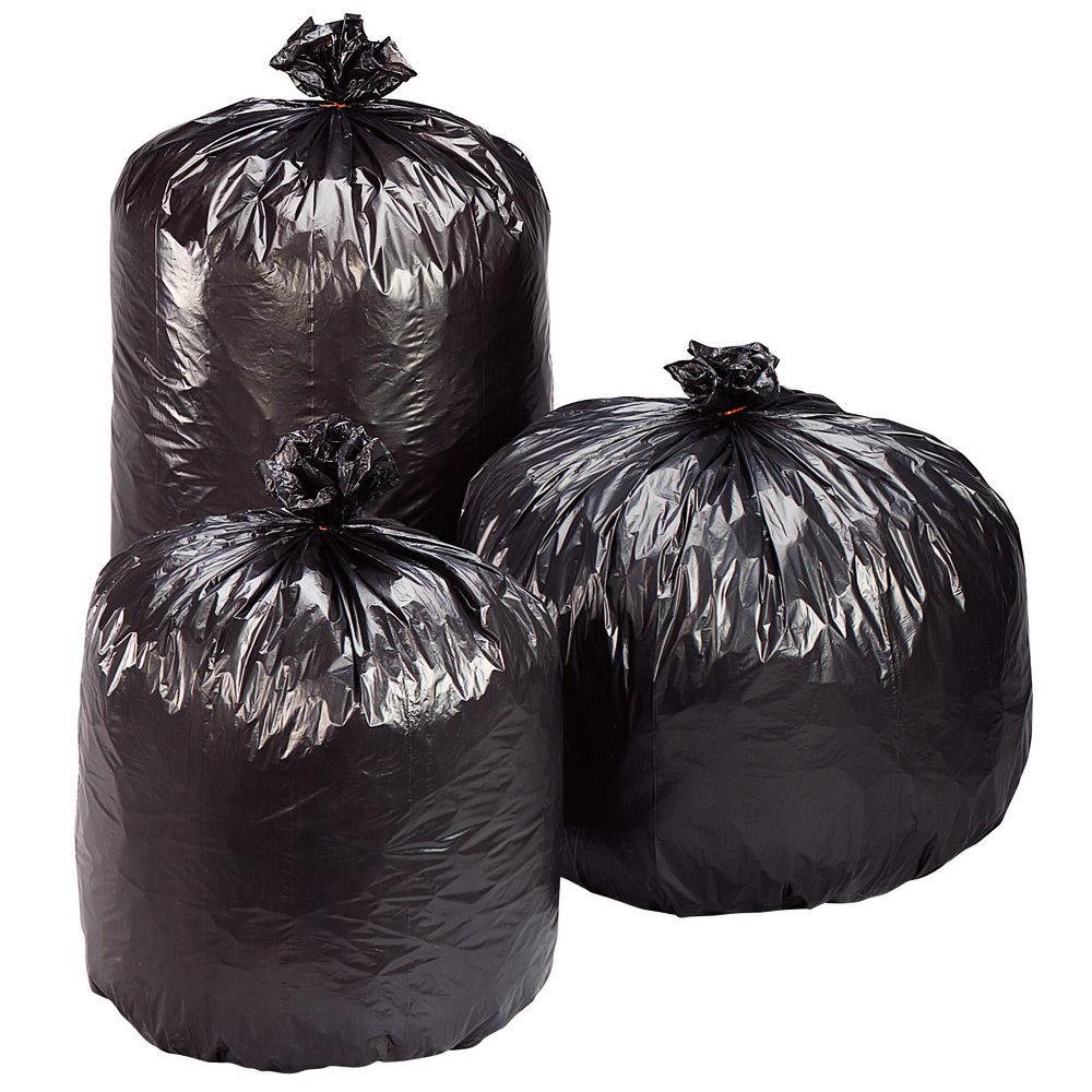 Sacs poubelle plastique Economique - 130 L gris - carton de 100 sacs