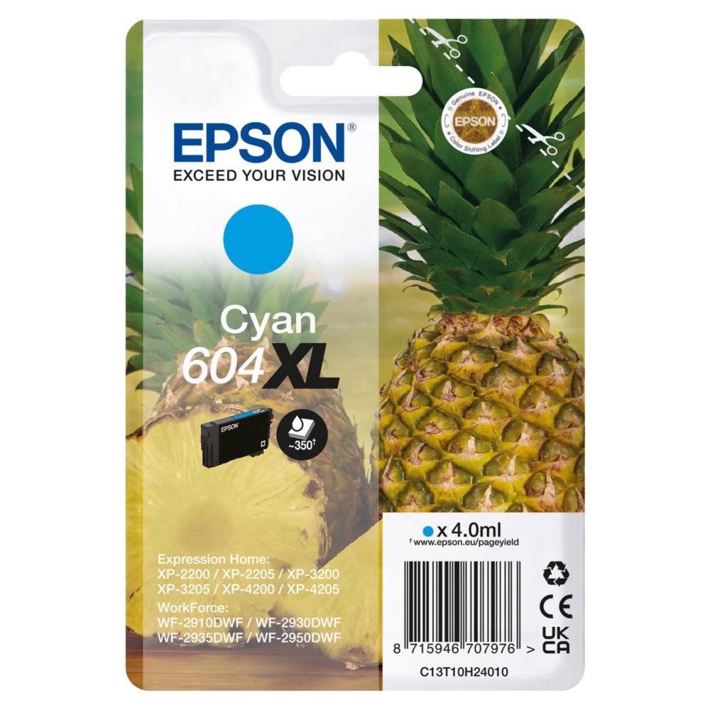 Cartouches pour imprimantes - Epson 604xl cartouche d'encre 1 pice(s) original rendement lev (xl) cyan