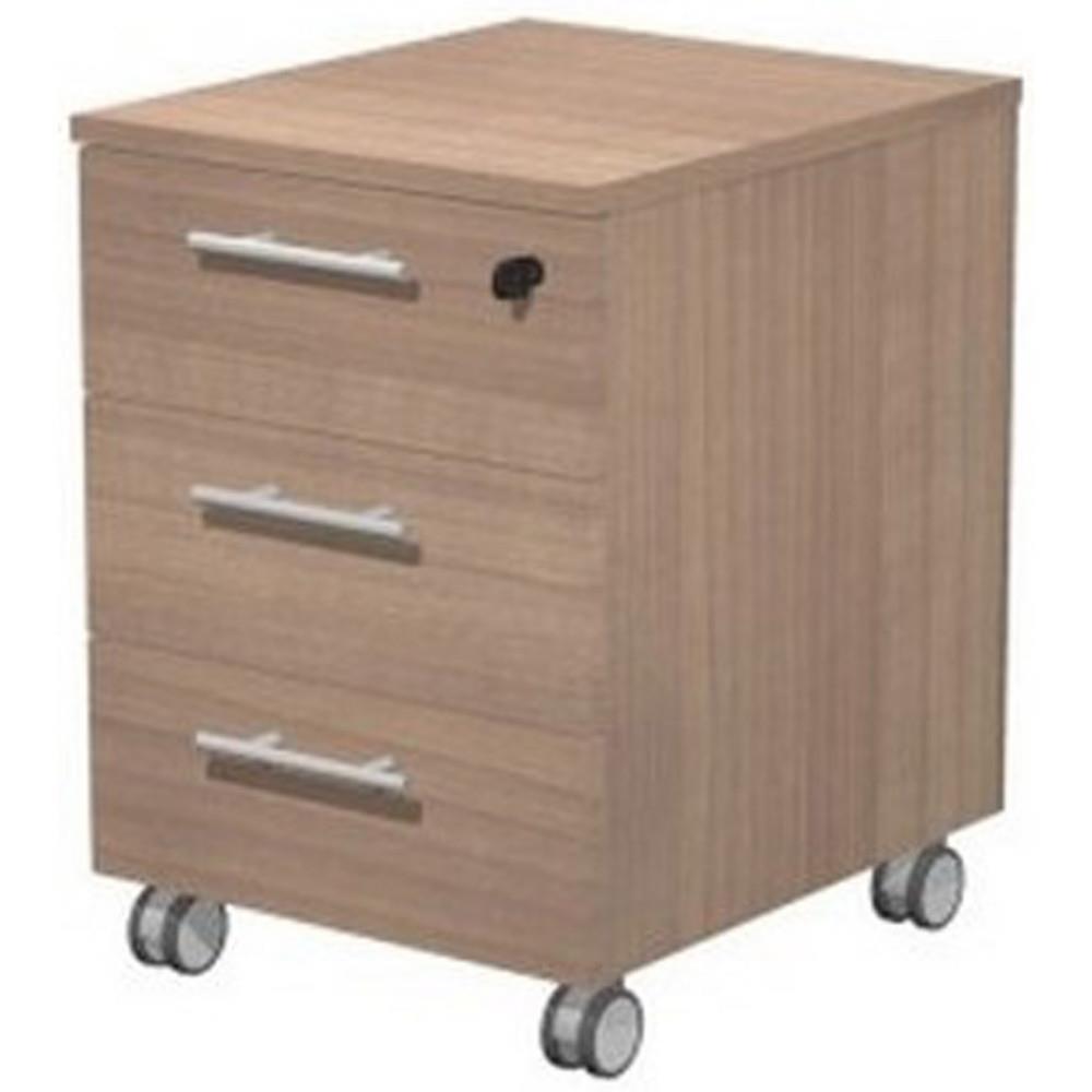 Caisson mobile cho 3 tiroirs - Noyer