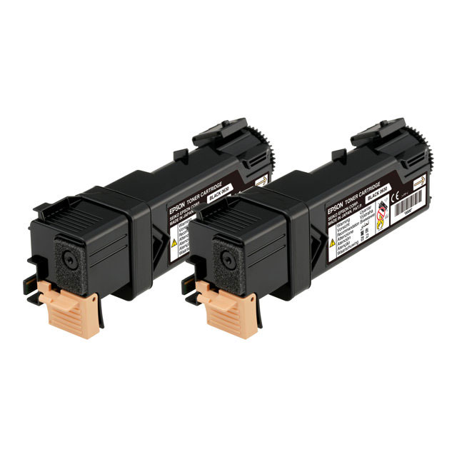 Cartouches de toner - Epson pack 2 toners noir (2 x 3 000 p)