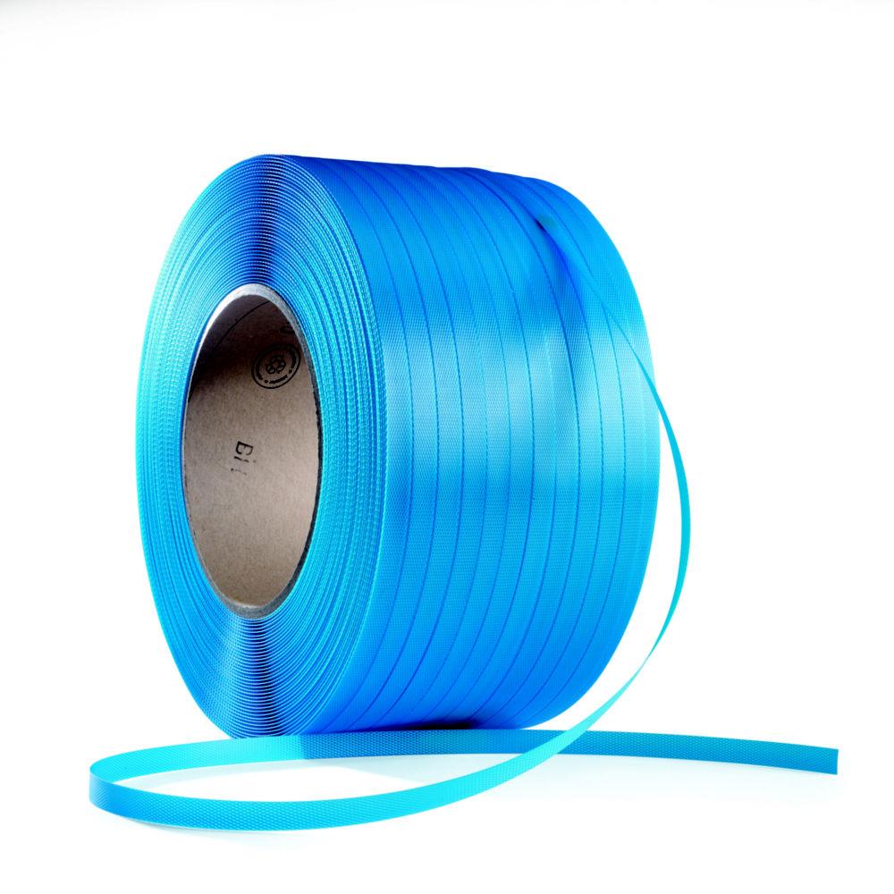 Feuillard de cerclage manuel Raja - en Polypropylne - Bleu l.12 x 0,55 mm - Bobine L.3000 m - paquet 2 units