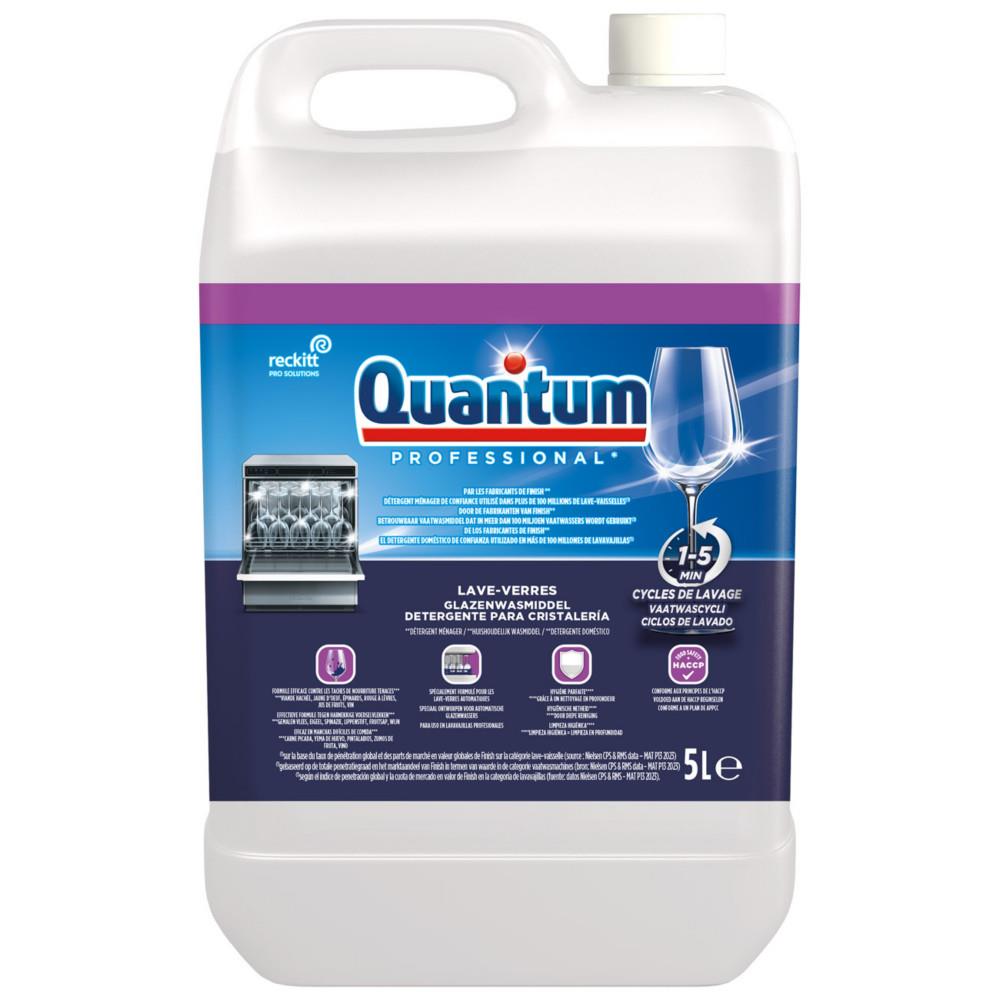 Professional Liquide Quantum lave-verres pour lave vaisselle - Bidon 5 L