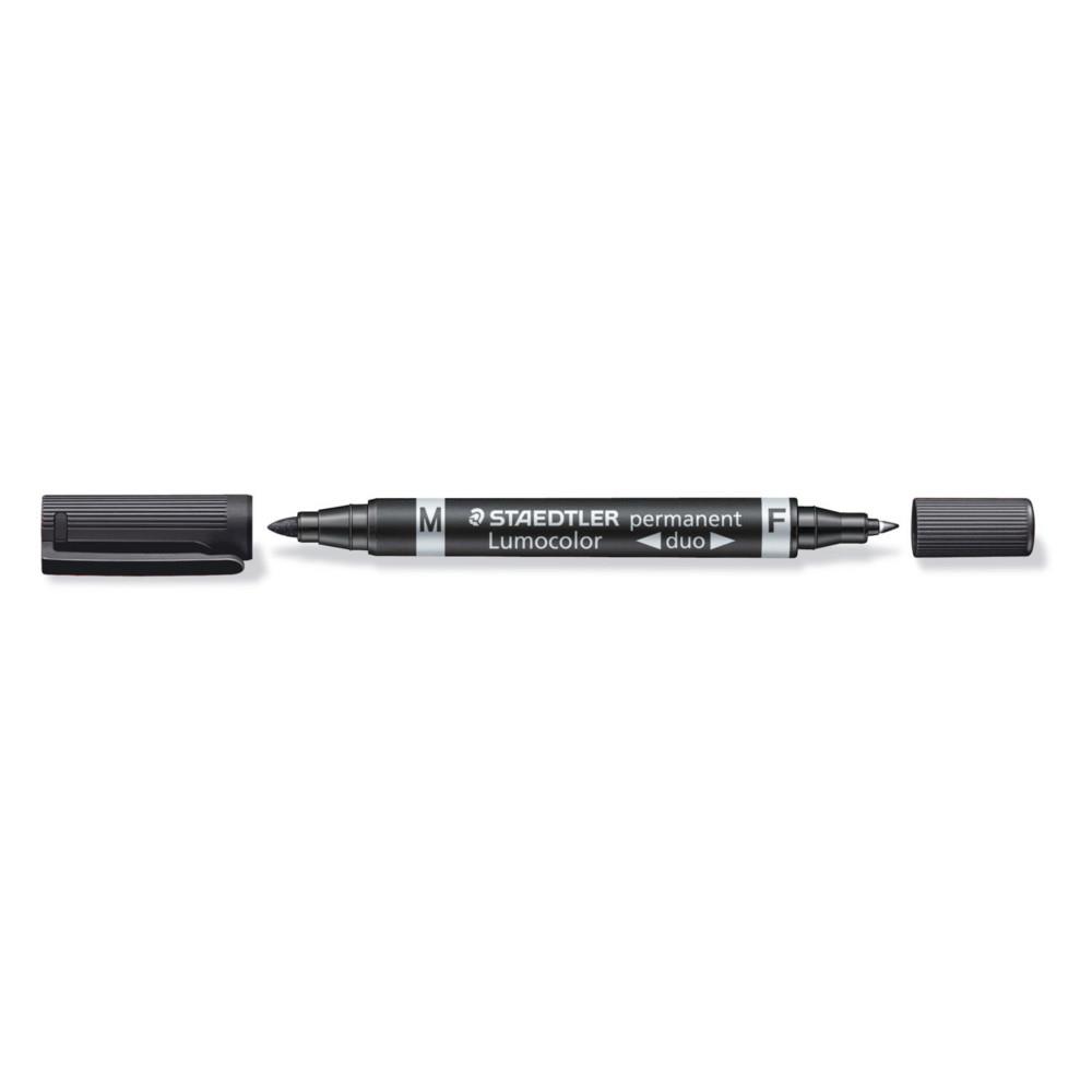 Marqueurs STAEDTLER LUMOCOLOR permanents double pointe - noir