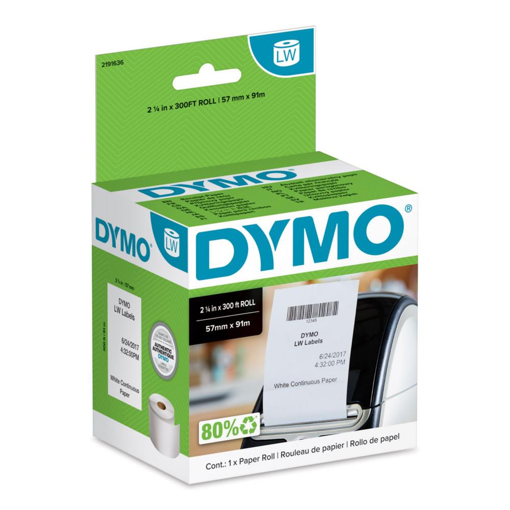 Rouleau continu Dymo de Papier Re�u pour �tiqueteuse LabelWriter -LW - 2191636 - 57 mm x 91 m