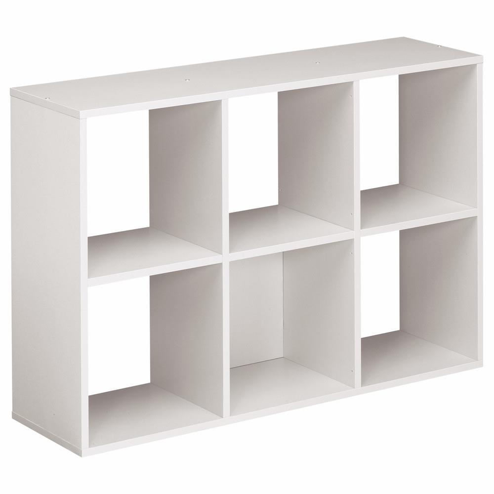 Module bibliothque multicases Color - 6 cases - aluminium