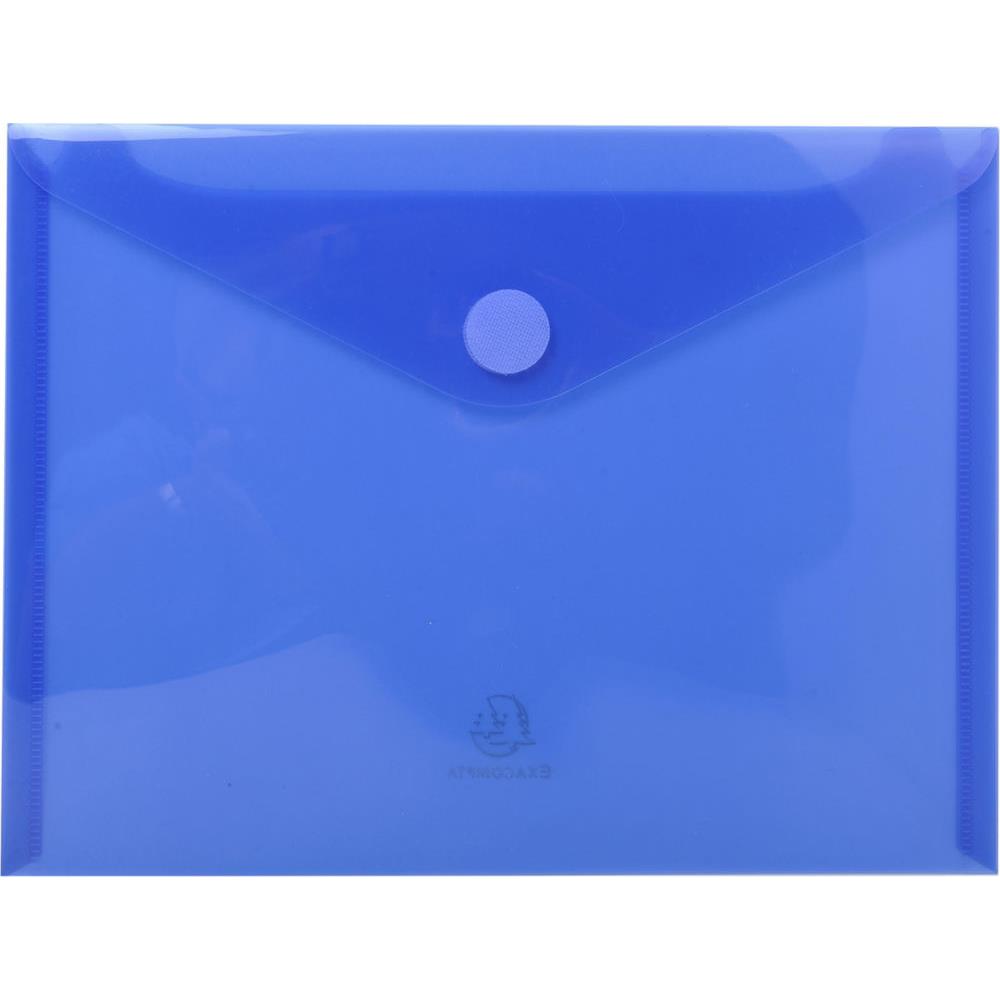 Pochette enveloppe Exacompta - Polypropylne - A4 - Bleu translucide (paquet 5 units)