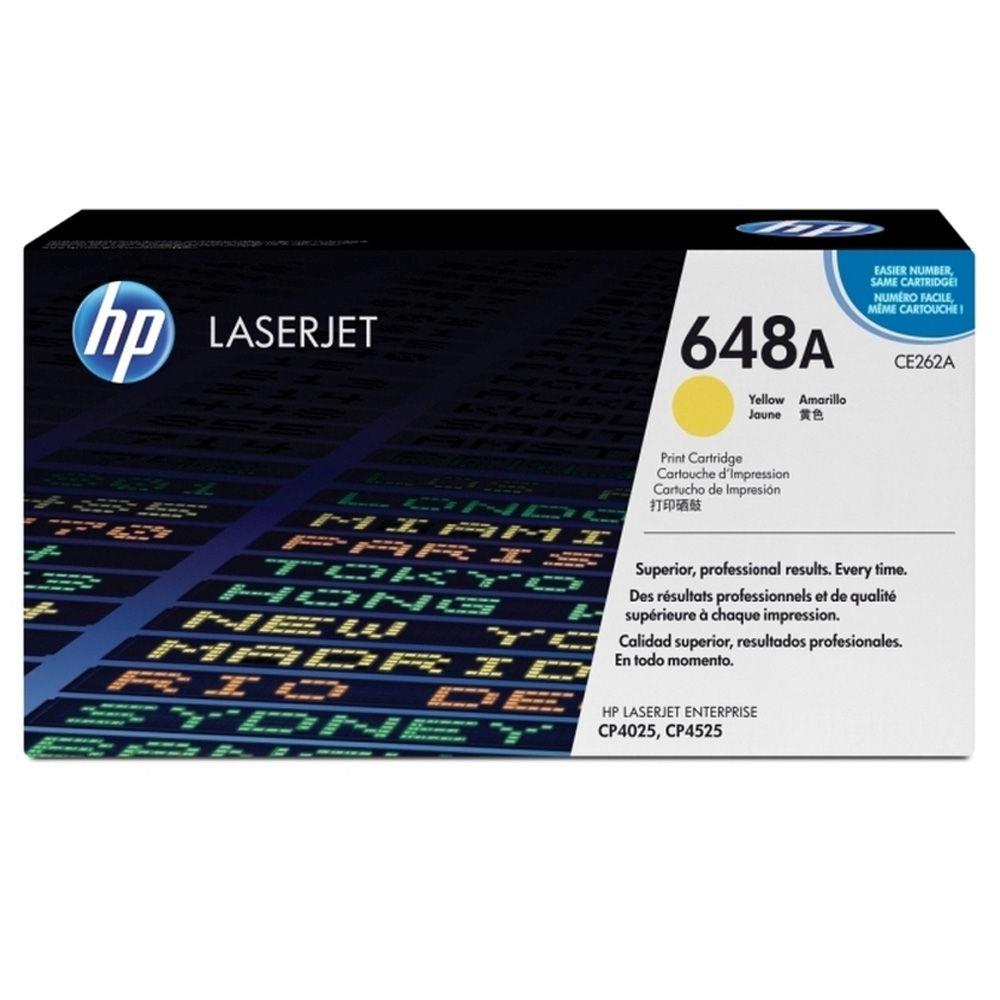 Cartouches de toner - Hp 648a toner laserjet jaune authentique