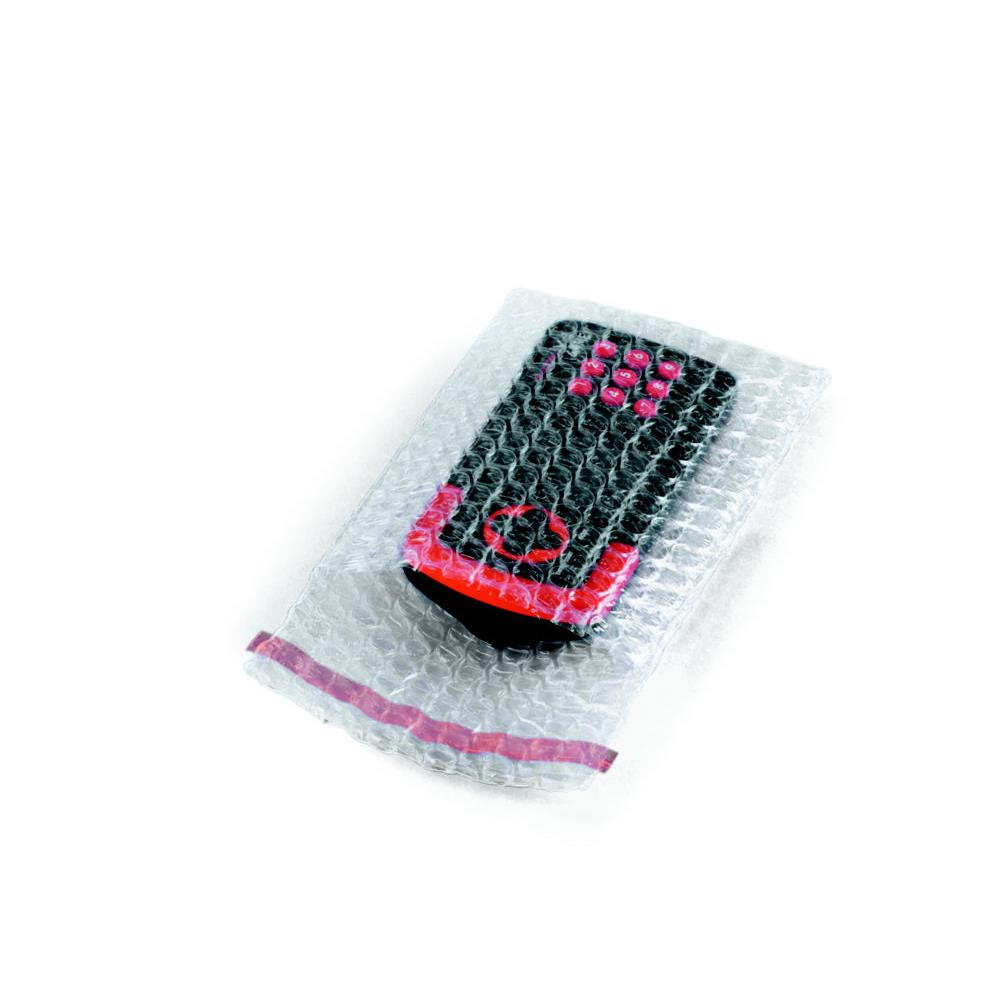Sachet bulles Raja avec rabat adhsif repositionnable - 12 x 18 cm - Paquet de 600 - Transparent (paquet 600 units)