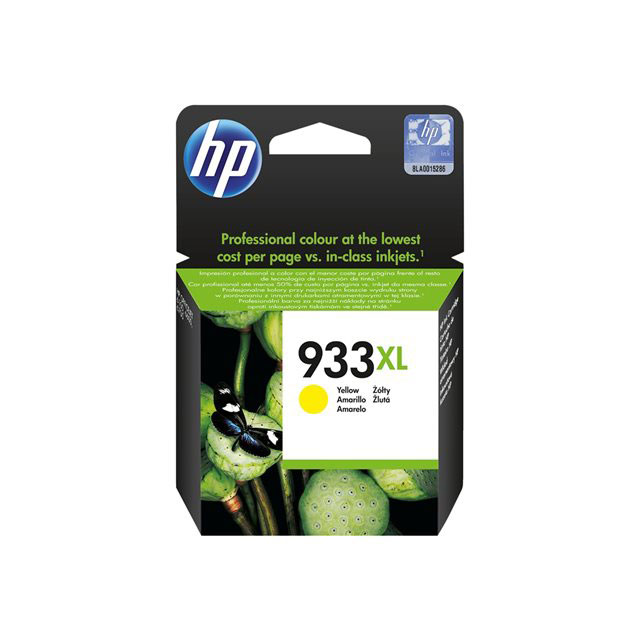 Cartouche jet d'encre HP 933XL - jaune - CN056AE