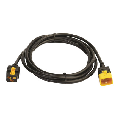 Apc power cord, locking c19 to c20, 3.0m