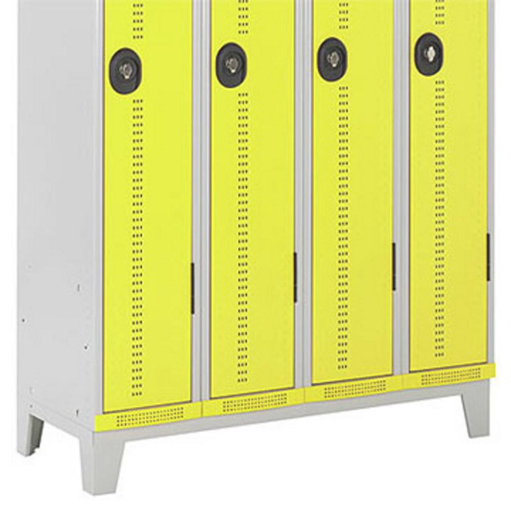 Socle 4 pieds pour vestiaires Max Color