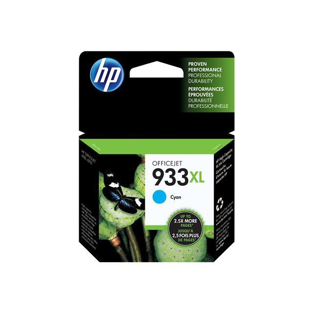 Cartouches pour imprimantes - Hp 933xl cartouche d'encre cyan grande capacit authentique