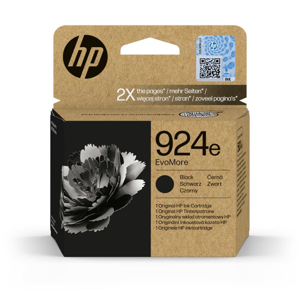 Cartouches pour imprimantes - Hp 924e cartouche d'encre authentique noir evomore