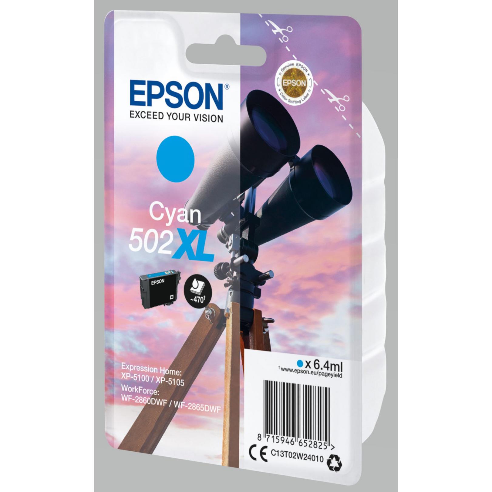 Cartouches pour imprimantes - Epson singlepack cyan 502xl ink