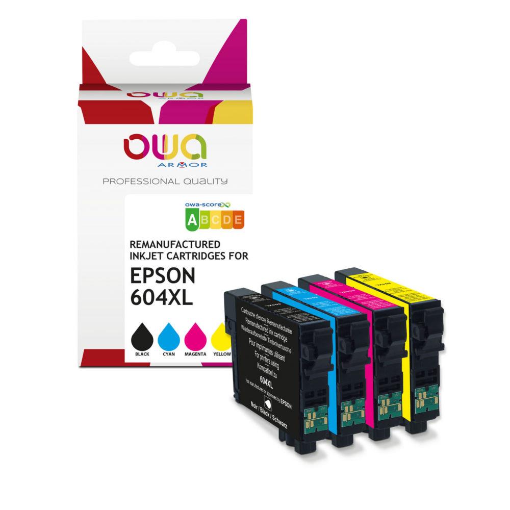 Cartouches pour imprimantes - Armor k10634ow cartouche d'encre 4 pice(s) compatible noir, cyan, magenta, jaune