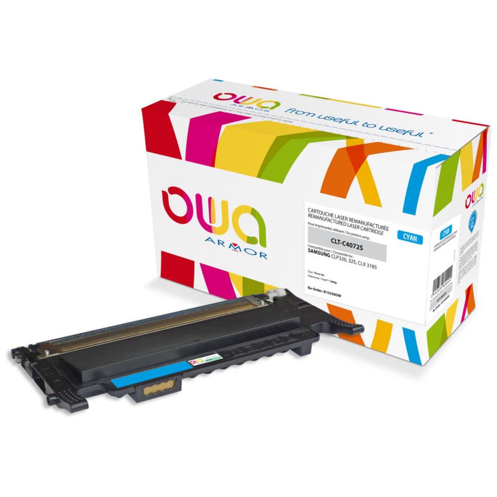 Cartouches de toner - Armor k15358ow cartouche de toner 1 pice(s) compatible cyan