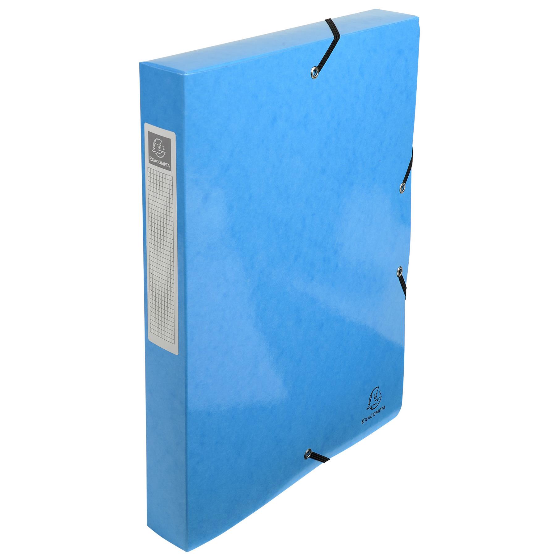 Bote de classement Exacompta Iderama - carte pellicule 7/10e - dos 4 cm - bleu