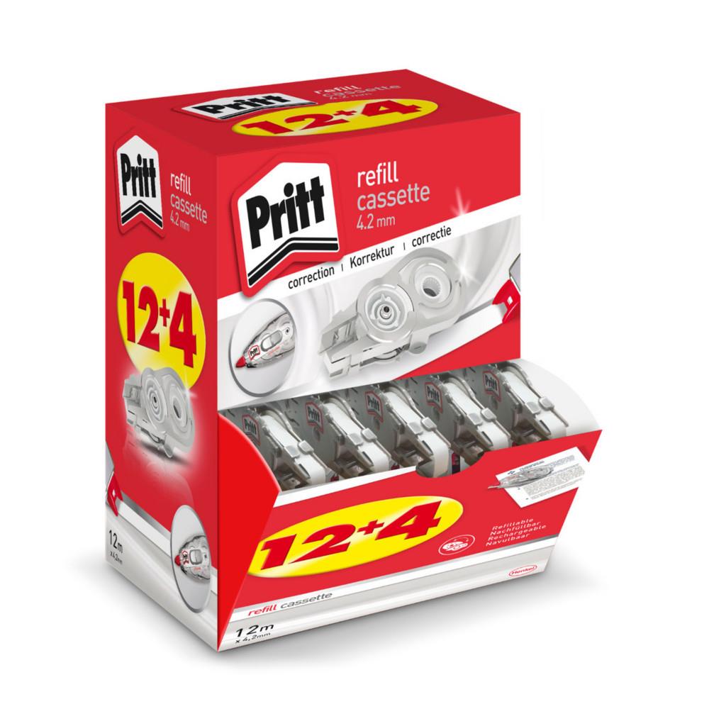 Recharge pour roller de correction rechargeable Flex - 4,2 mm x 12 m - paquet 16 units