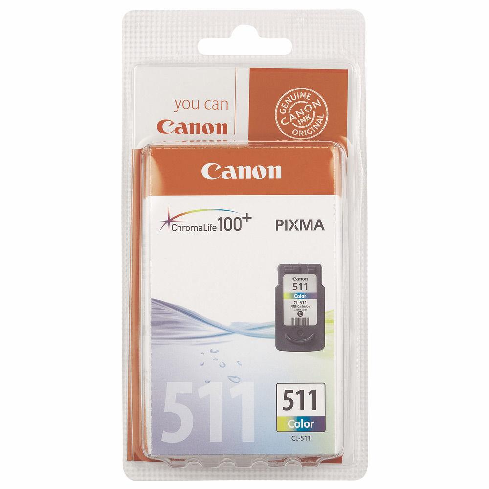 Cartouches pour imprimantes - Canon cartouche d'encre couleur cl-511 c/m/y