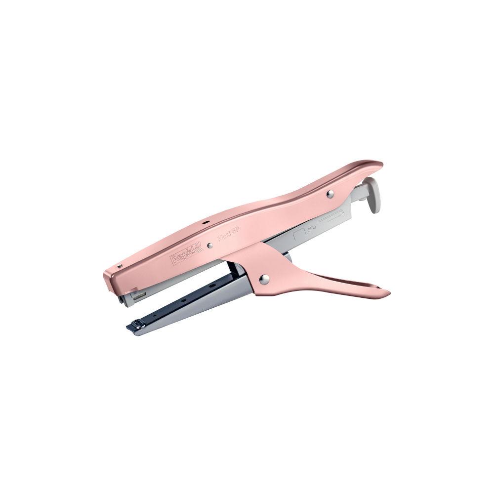 Pince agrafeuse Rapid Maxi SP - agrafes SP19 - or rose