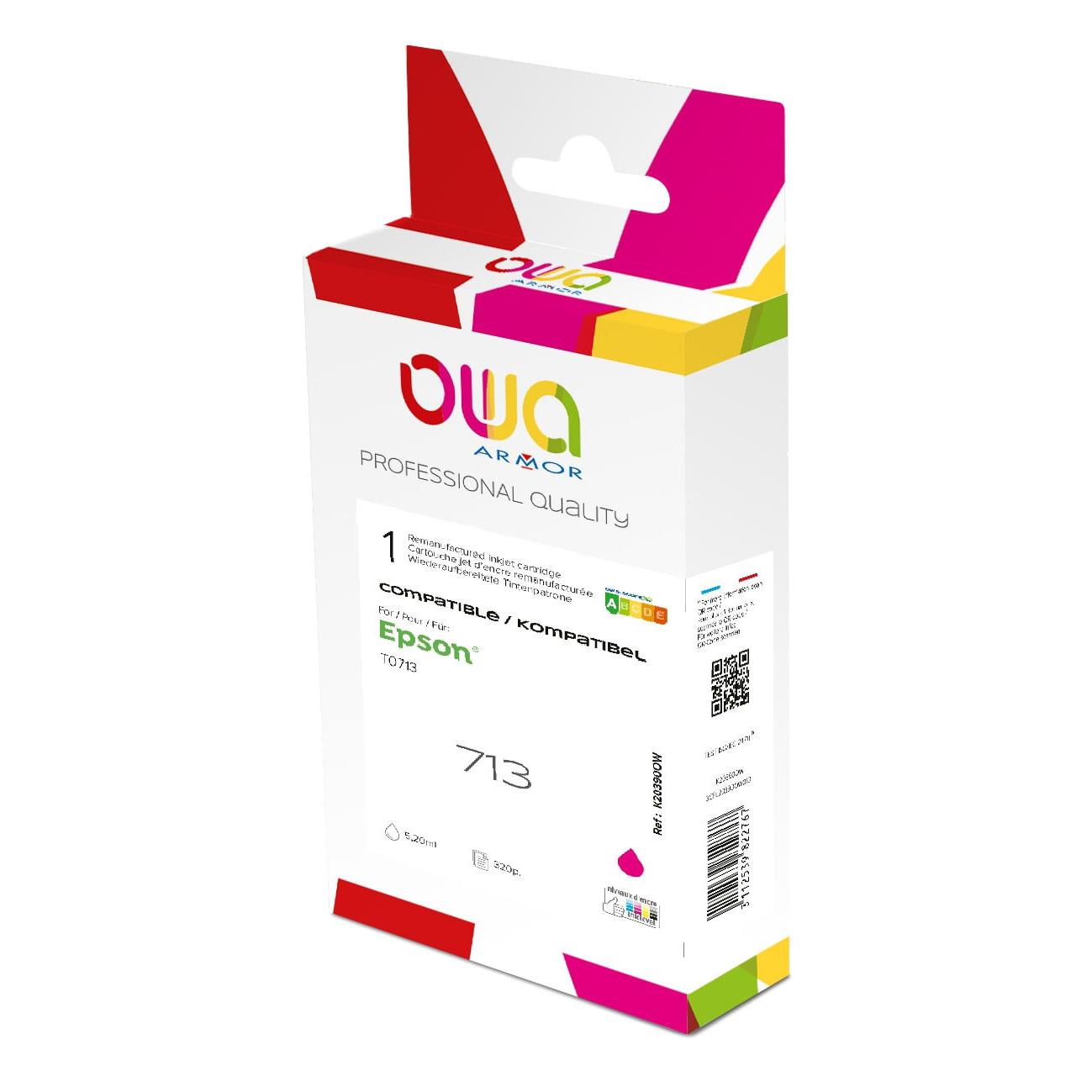 Cartouches pour imprimantes - Armor k20390ow cartouche d'encre 1 pice(s) compatible magenta