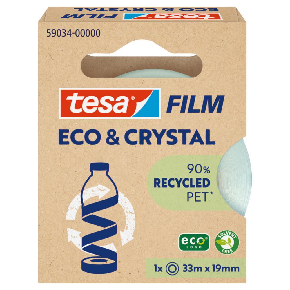 Ruban adhsif invisible Tesafilm Eco & Crystal - largeur 19 mm x longueur 33 m