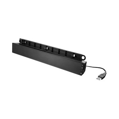 Lenovo usb soundbar noir 2.0 canaux 2,5 w