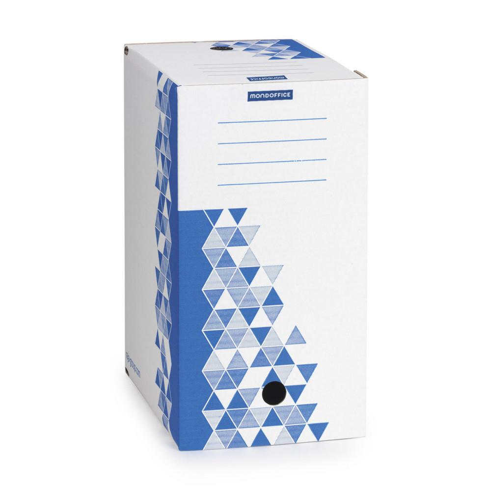 Bo�te archives Mondoffice Premium - Dos 20 cm - Bleu