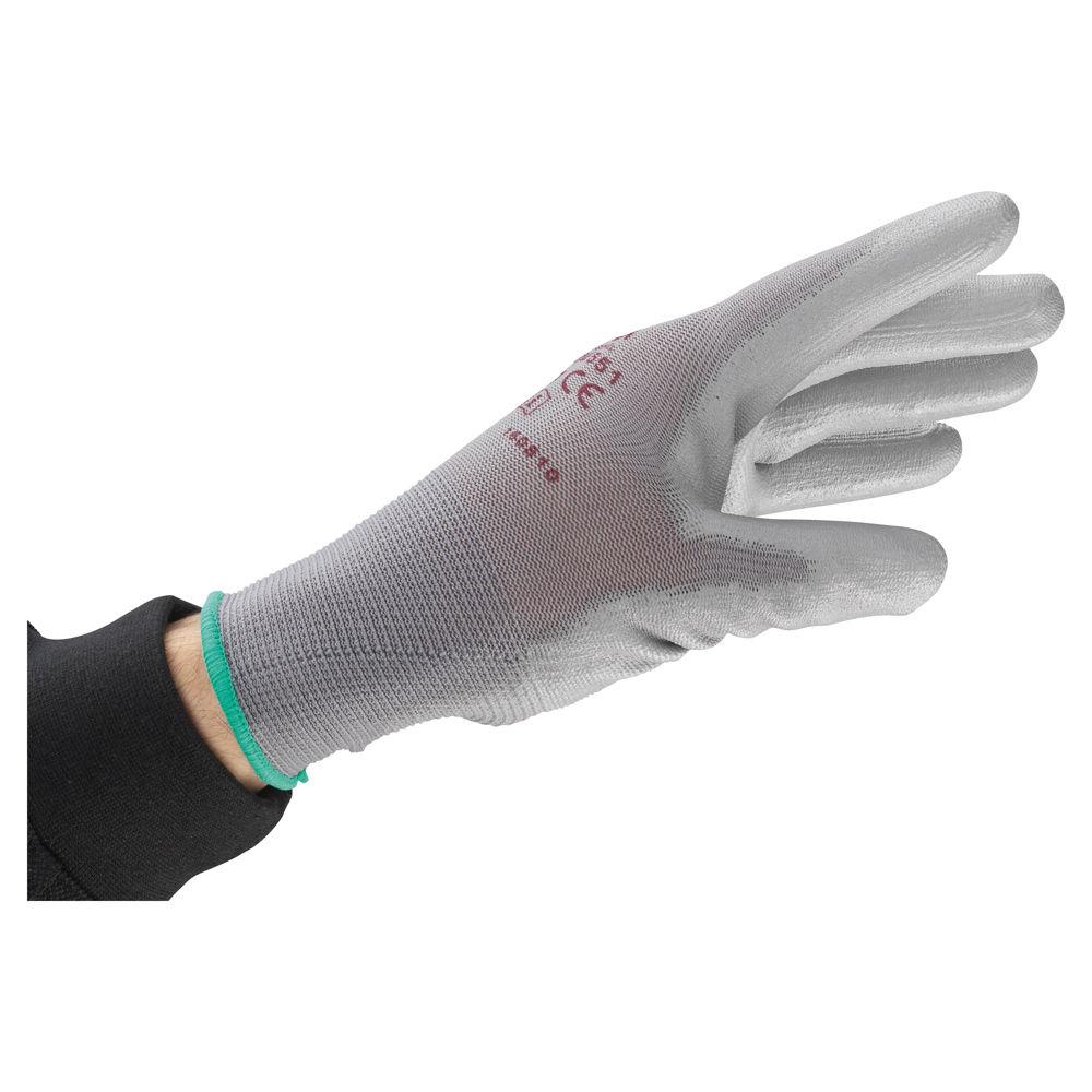 Gants pour manipulation fine Mapa Ultrane 551 gris - Taille 8