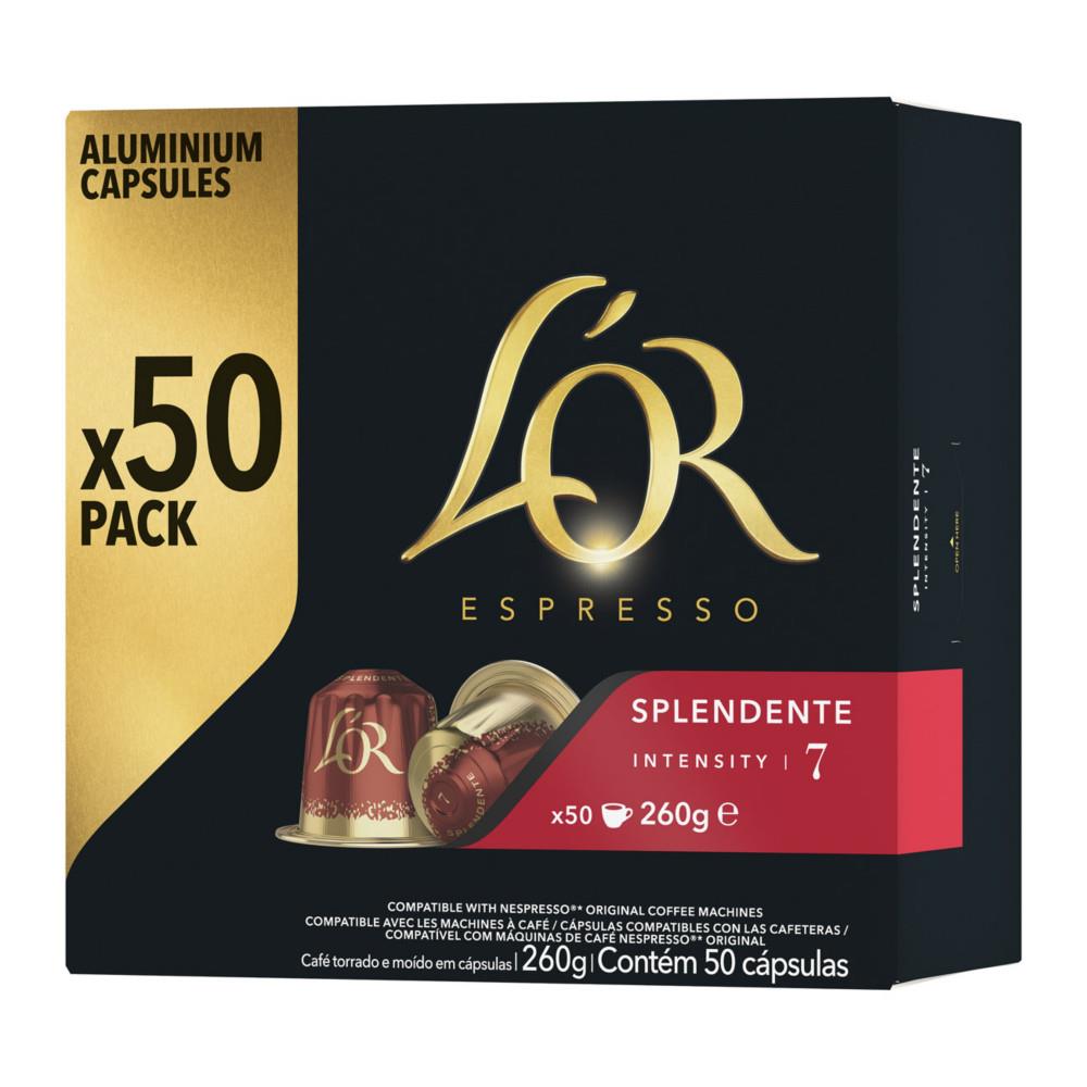 Caf Forza L'OR Espresso - intensit 9 - Bote de 50 capsules