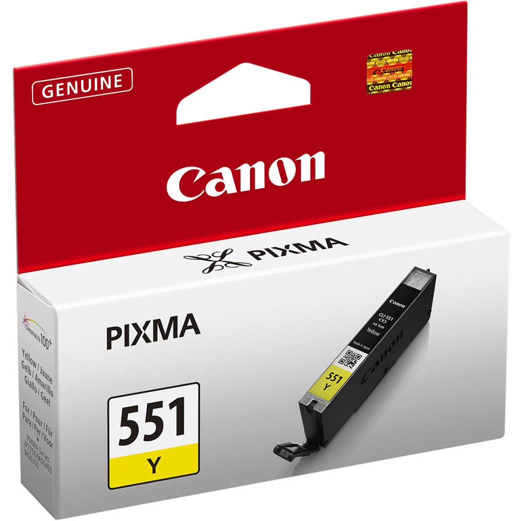 Cartouches pour imprimantes - Canon cartouche d'encre jaune cli-551y