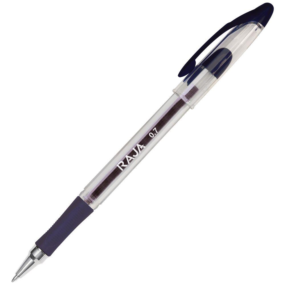 Stylo  encre gel - pointe fine - 0,7 mm - avec zone de prhension - corps transparent - encre noire